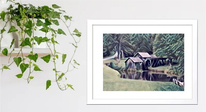 Framed Watermill Art prints